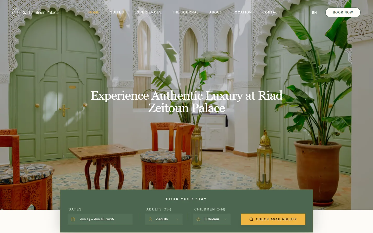 Aperçu — Riad Zeitoun Palace