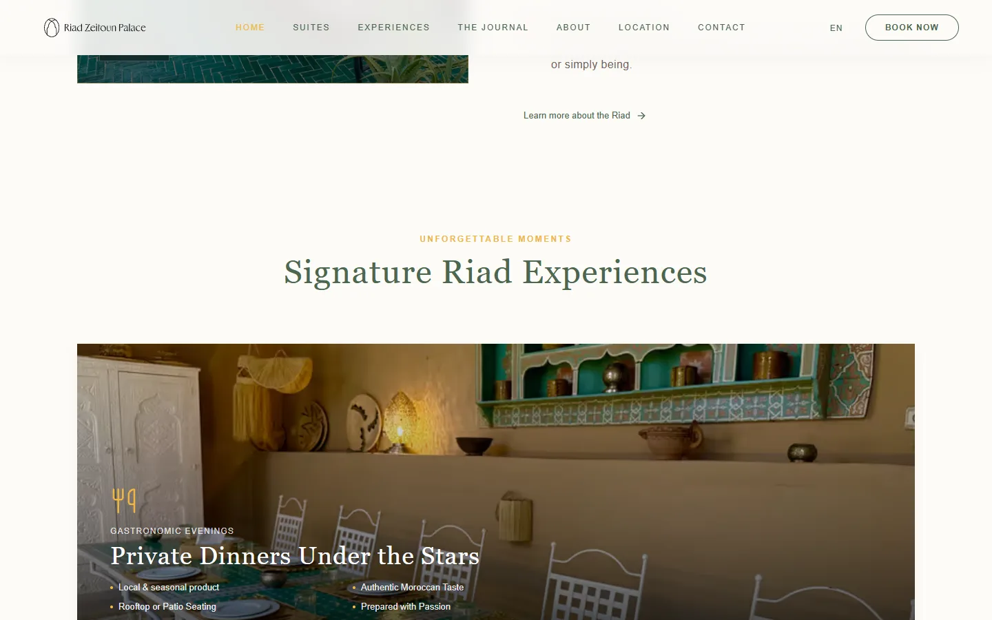 Riad Zeitoun Palace — vue 3